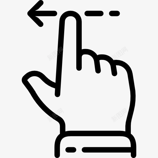 刷卡图标png_新图网 https://ixintu.com 刷卡 右划 多媒体选项 手 手势 手和手势 手指
