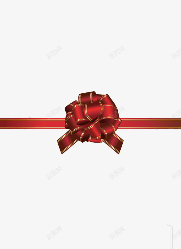 经典实用的丝带花png免抠素材_新图网 https://ixintu.com 丝带 丝结 包装带 矢量素材 红色丝带 飘带