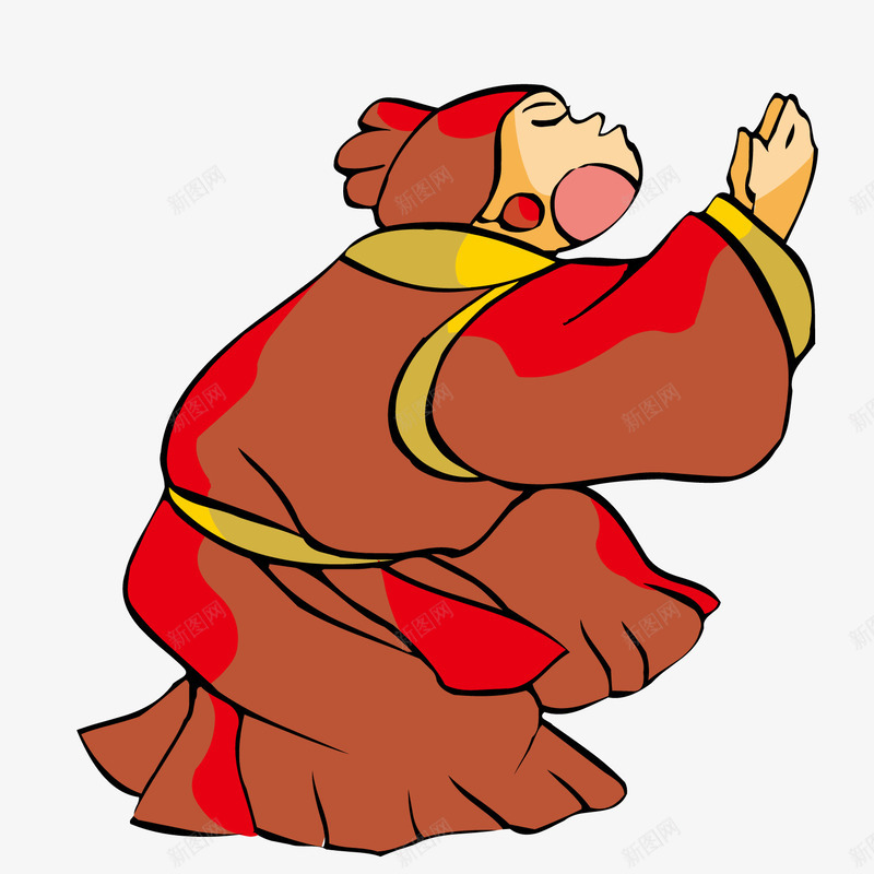 古代老太太背影矢量图ai免抠素材_新图网 https://ixintu.com 古代 老太太 背影 矢量图