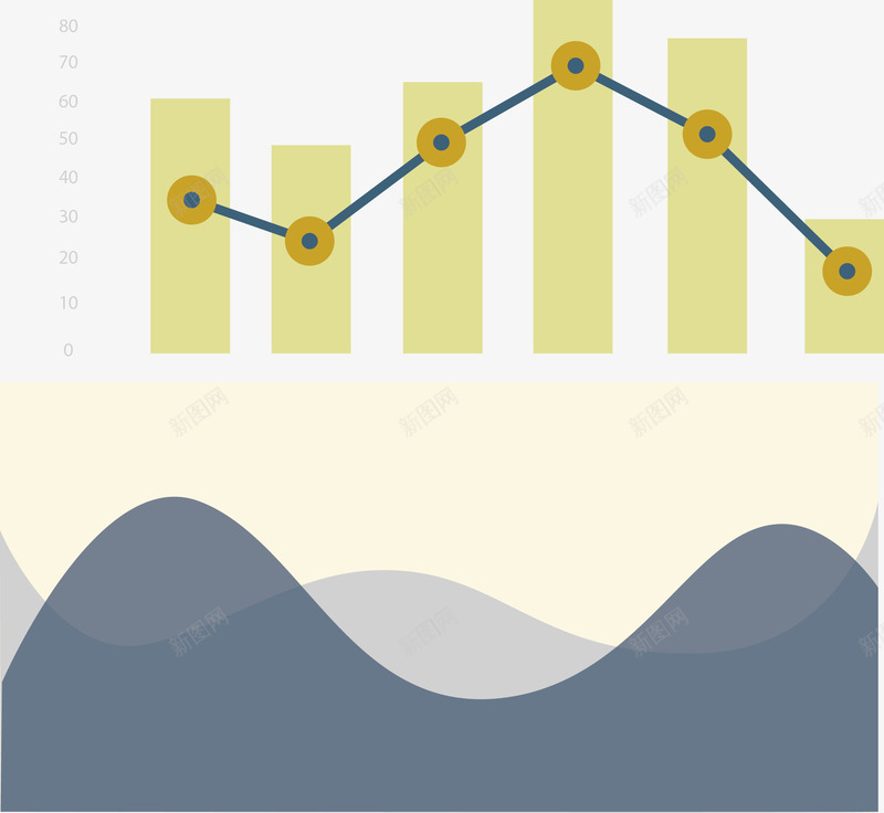简约图表png免抠素材_新图网 https://ixintu.com excel折线图 图表 小清新 折线图 折线图符号 曲线 统计图