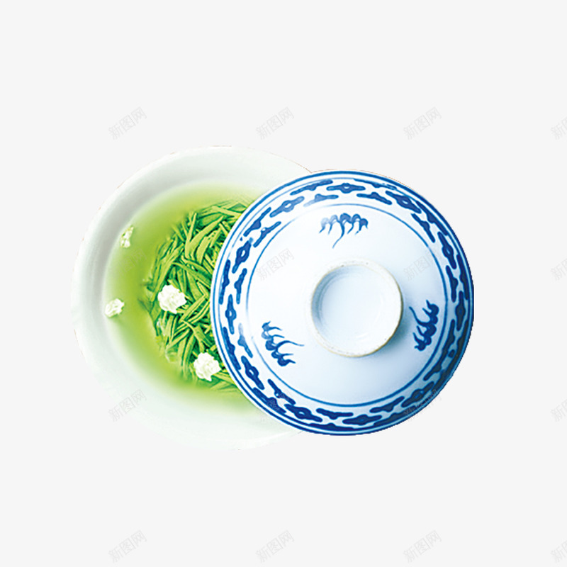 茉莉花茶png免抠素材_新图网 https://ixintu.com 泡好的茶 茶具 茶叶