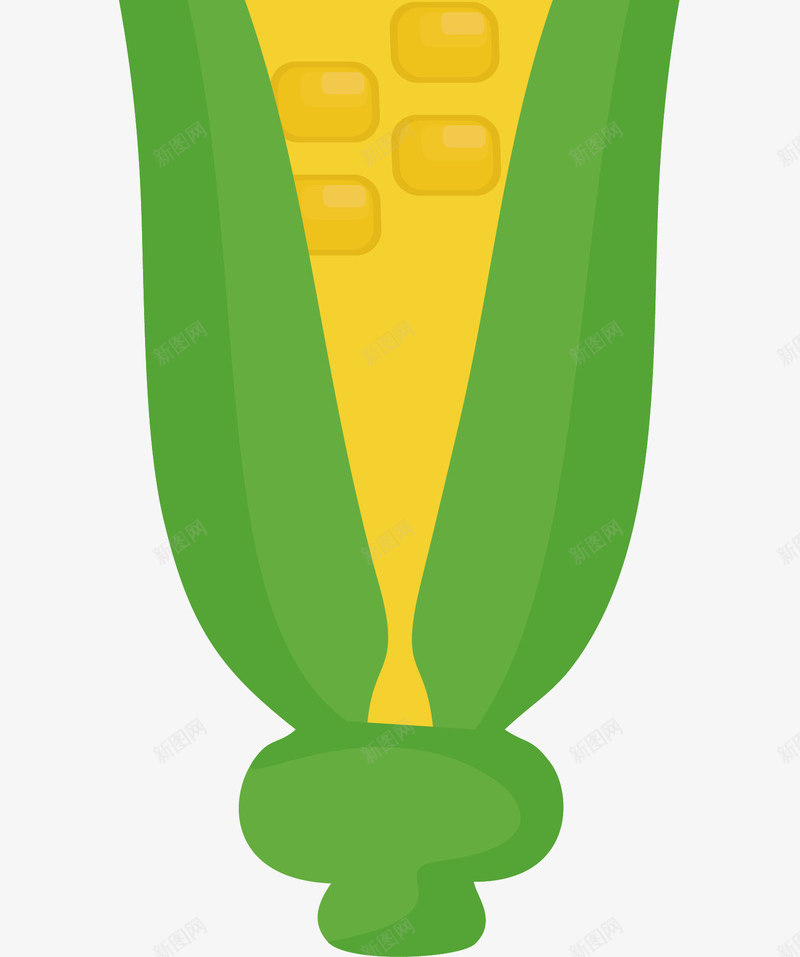 卡通玉米立秋插画矢量图ai免抠素材_新图网 https://ixintu.com 丰收 卡通玉米 插画 玉米 玉米粒 秋天 秋天植物 秋季 矢量图