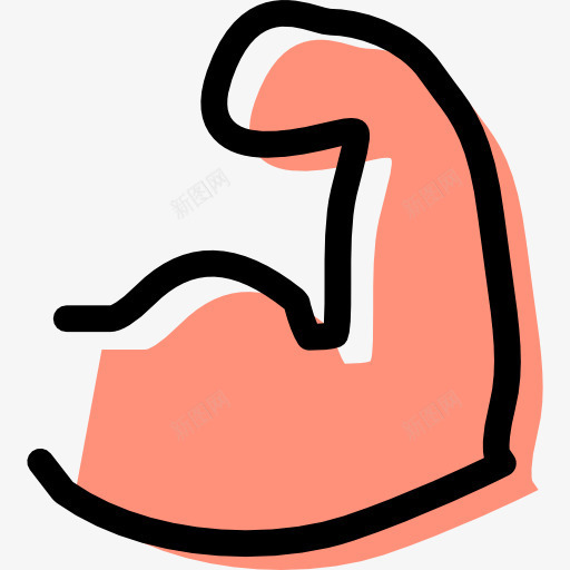 举重运动员图标png_新图网 https://ixintu.com 举重 举重运动员 体操 健身房 手势 手臂肌肉 运动