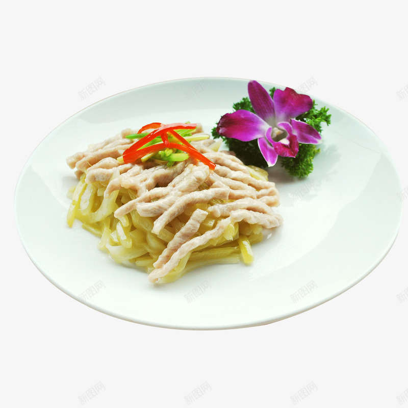 青椒红椒榨菜肉丝食品餐饮png免抠素材_新图网 https://ixintu.com 咸菜 榨菜肉丝 猪肉丝 美味 青椒红椒榨菜肉丝 食品餐饮 食物