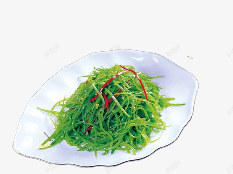 凉拌莴笋丝png免抠素材_新图网 https://ixintu.com 传统美食 红辣椒莴笋 莴笋丝莴笋 餐饮美食