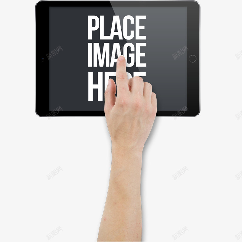 手势平板png免抠素材_新图网 https://ixintu.com ipad 平板 手势