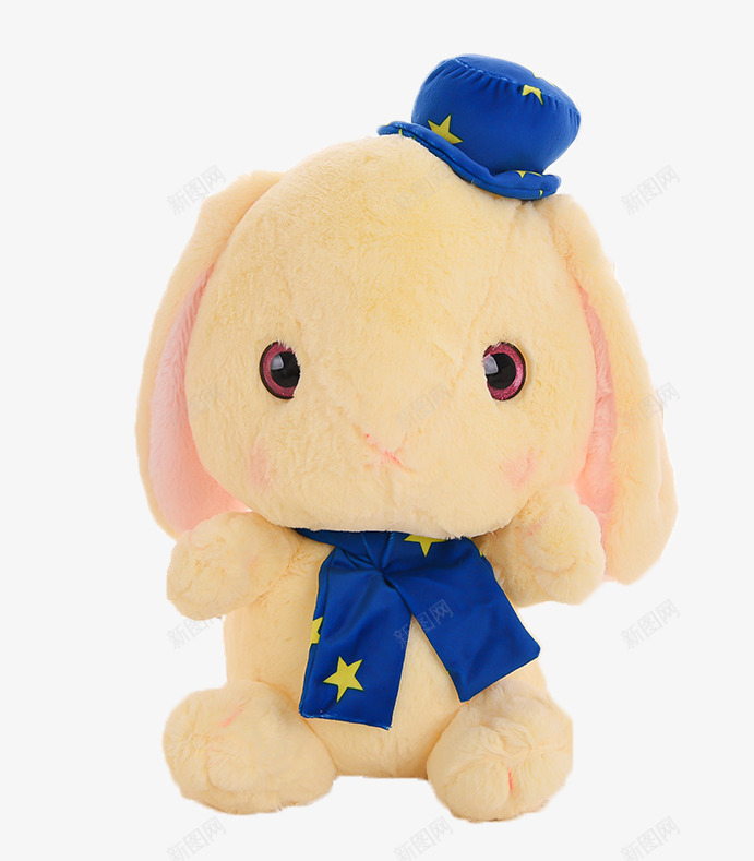 黄色的垂耳兔毛绒玩具公仔png免抠素材_新图网 https://ixintu.com 公仔 垂耳兔 毛绒玩具 黄色