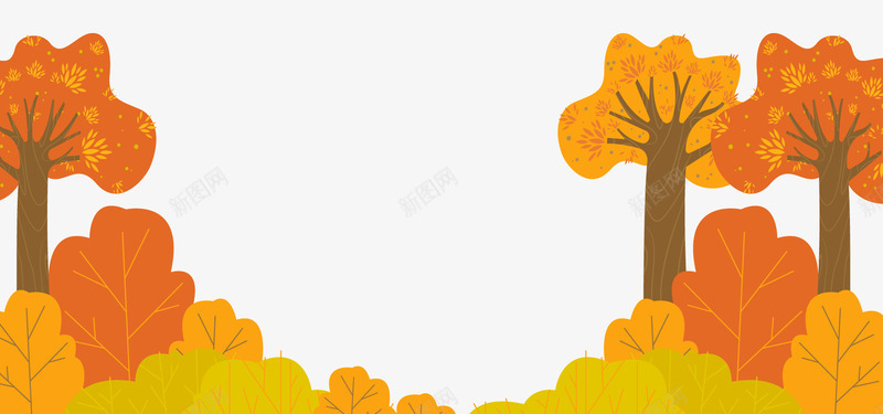 手绘卡通黄色树木树叶psd免抠素材_新图网 https://ixintu.com 卡通 手绘 手绘卡通黄色树木树叶 树叶 树木 秋天 立秋 黄色