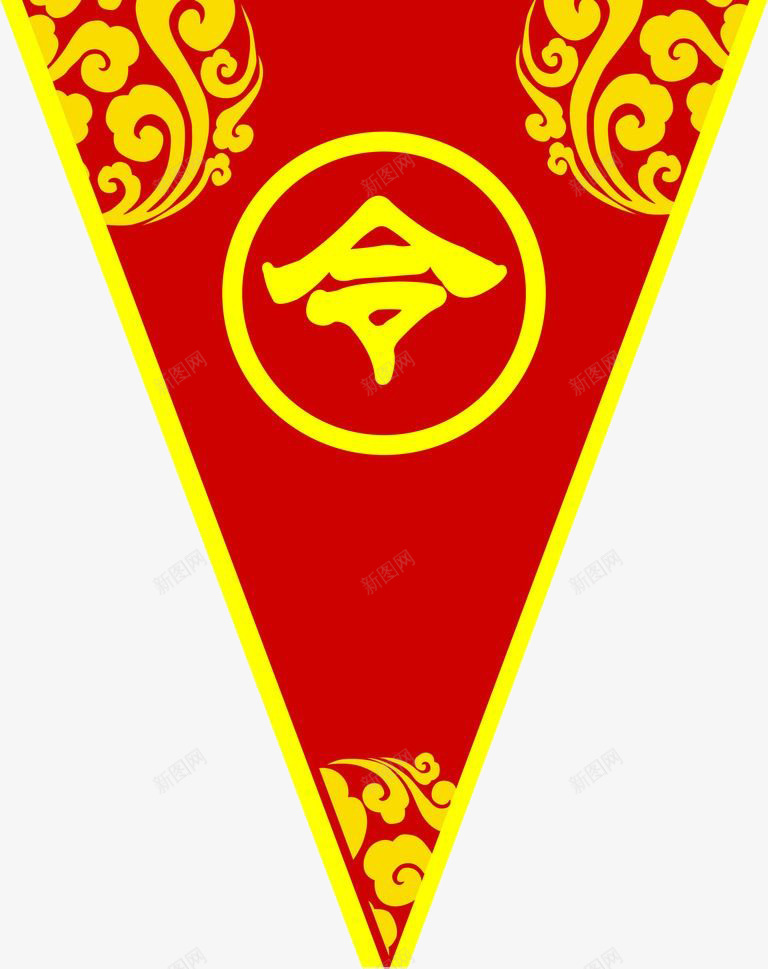 古代背景令旗古典png免抠素材_新图网 https://ixintu.com 令旗 古代 古典 背景
