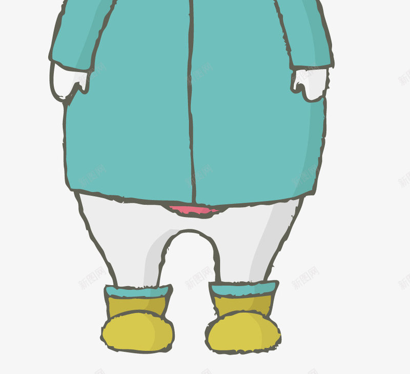 大耳朵兔子png免抠素材_新图网 https://ixintu.com 兔子 大耳朵 手绘 衣服