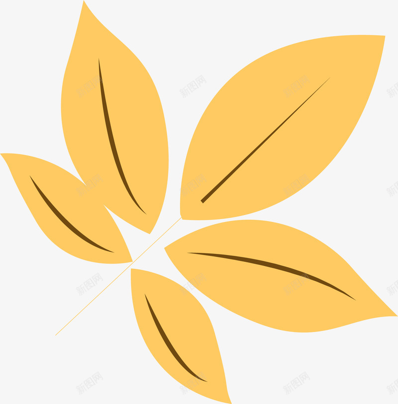 秋季树叶装饰品png免抠素材_新图网 https://ixintu.com 树叶 秋天 秋季 装饰