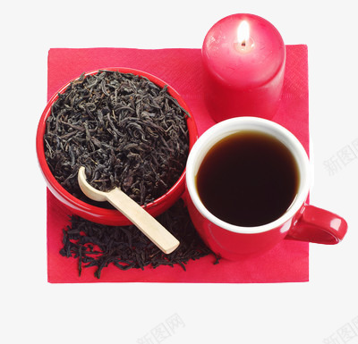 蜡烛茶叶茶汤png免抠素材_新图网 https://ixintu.com 红色 茶叶 茶汤 蜡烛