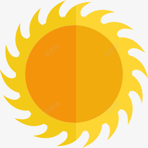 太阳图标png_新图网 https://ixintu.com 夏天 夏季 天气 气象 温暖 自然 阳光 阳光明媚
