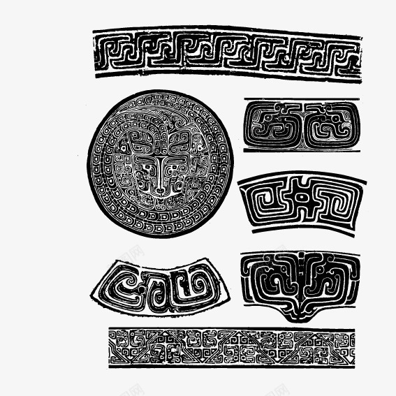 古代图腾矢量图ai免抠素材_新图网 https://ixintu.com 古董 图腾 文物 矢量图