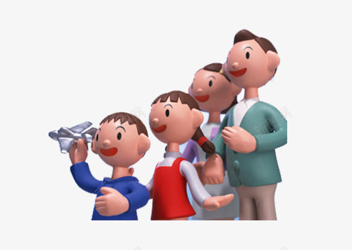 放飞飞机的孩子们png免抠素材_新图网 https://ixintu.com 孩子们 放飞 旅游 游学 留学 飞机