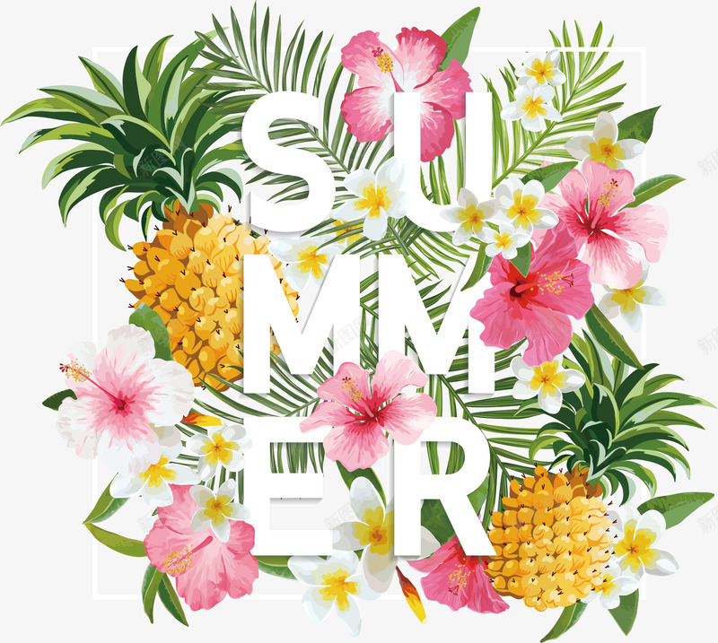 椰叶png免抠素材_新图网 https://ixintu.com SUMMER 卡通 叶子 夏季 手绘 椰叶