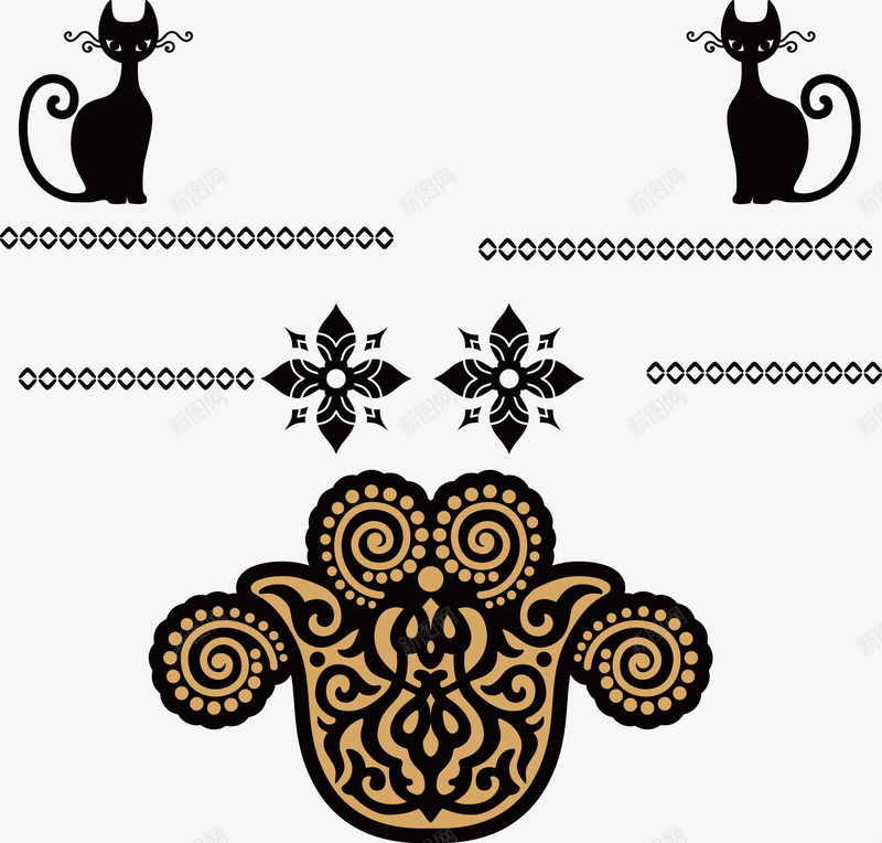 古代图腾埃及花纹猫咪矢量图ai免抠素材_新图网 https://ixintu.com 古代 图腾 埃及 埃及图腾人像 埃及壁画 猫咪 矢量图 花纹 金字塔壁画