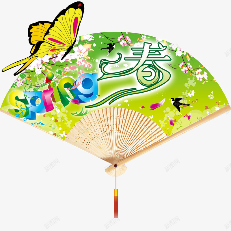 春天元素psd分层psd免抠素材_新图网 https://ixintu.com psd psd分层 元素 分层 春天