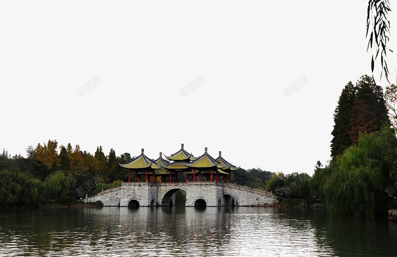 扬州五亭桥风景照png免抠素材_新图网 https://ixintu.com 五亭桥 古代桥梁 扬州 摄影 照片 瘦西湖 风景照