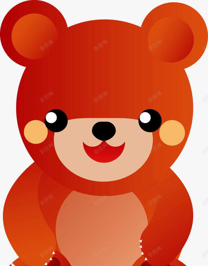 卡通小熊png免抠素材_新图网 https://ixintu.com 熊娃娃 玩偶 玩具熊