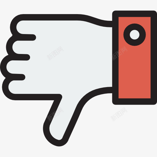 不喜欢图标png_新图网 https://ixintu.com 厌恶 手 手势 手和手势 手指