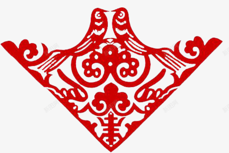 小鸡剪纸矢量图eps免抠素材_新图网 https://ixintu.com 小鸟 明确的消费人群 消费 消费人群 消费人群分析 红色 红色剪纸花 高消费人群 矢量图