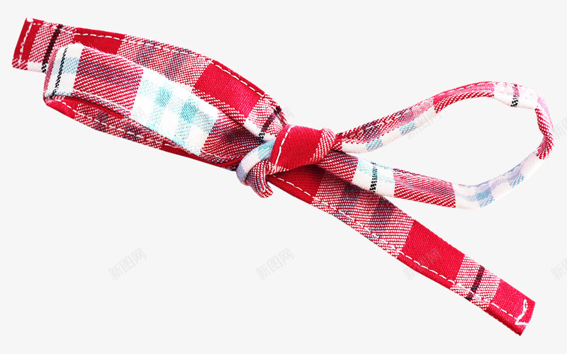 装饰布丝带png免抠素材_新图网 https://ixintu.com 布丝带 服装 红碎花 装饰