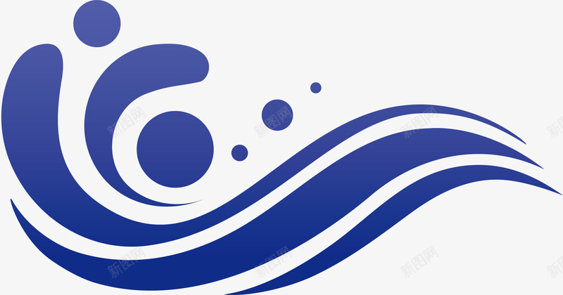 曲线浪花png免抠素材_新图网 https://ixintu.com 手绘水浪 水浪 水浪纹 水浪花 水花水浪 河水 蓝色水浪