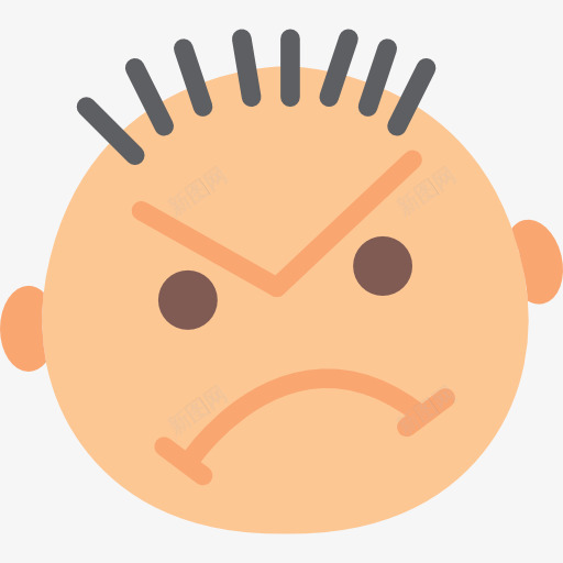 愤怒的图标png_新图网 https://ixintu.com 怒气冲冲 恼火 愤怒的面孔 手势 接口 生气 脸 表情