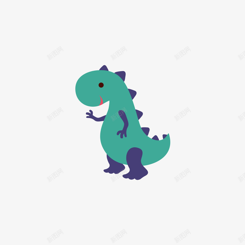 蓝绿色玩具恐龙矢量图ai免抠素材_新图网 https://ixintu.com 玩具 玩具恐龙 矢量玩具 绿色 蓝色 矢量图