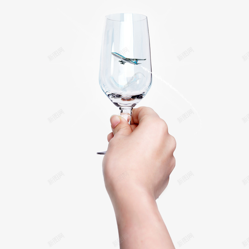 手拿水晶杯psd免抠素材_新图网 https://ixintu.com 手 手拿飞机 水晶杯 酒杯 飞机
