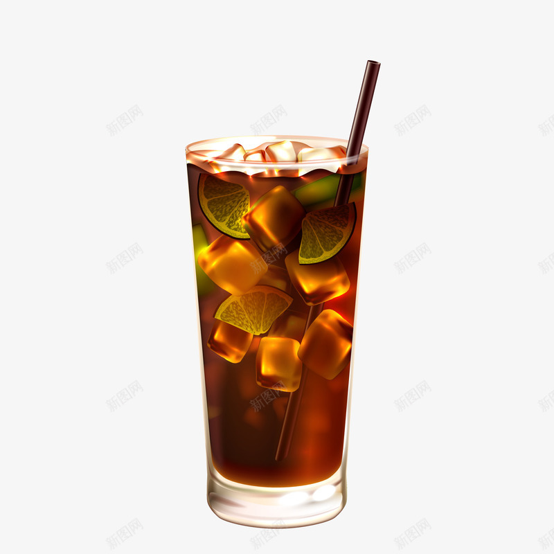 卡通冰镇可乐饮品矢量图ai免抠素材_新图网 https://ixintu.com 冰镇 卡通 可乐 夏季冷饮 矢量图 饮品设计