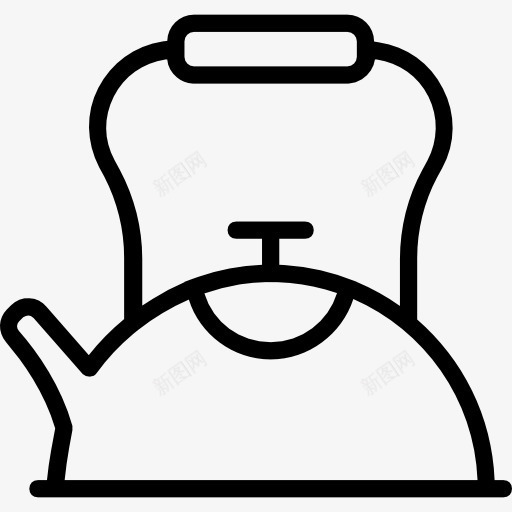 壶图标png_新图网 https://ixintu.com 厨房用具 咖啡壶 器皿 工具 水壶 热饮料 茶叶 食品 食品和餐厅