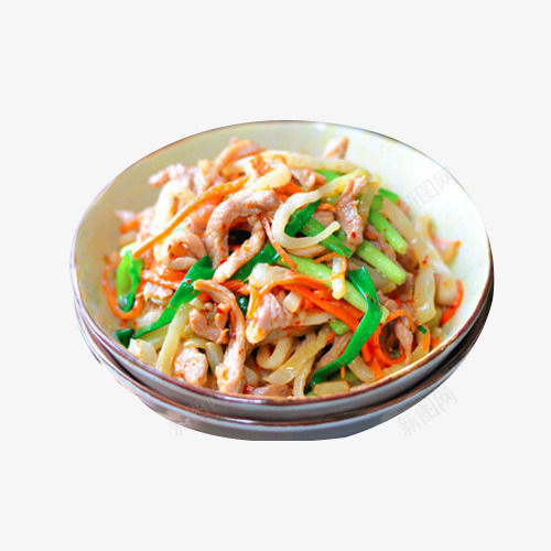 红椒青椒葱丝榨菜肉丝食品餐饮png免抠素材_新图网 https://ixintu.com 咸菜 榨菜肉丝 猪肉丝 红椒青椒葱丝榨菜肉丝 美味 食品餐饮 食物