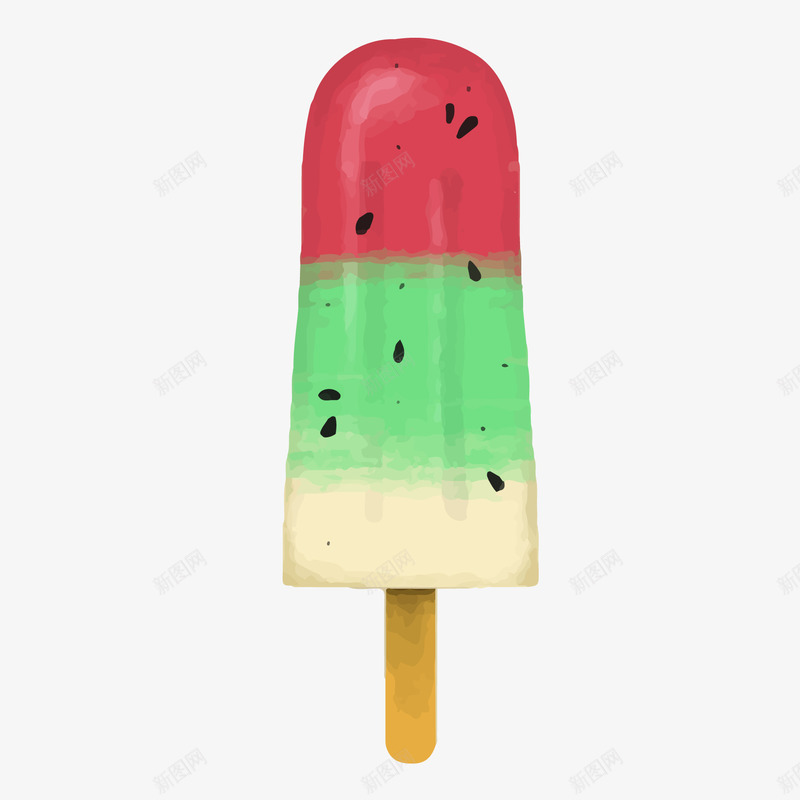 夏季彩色的雪糕png免抠素材_新图网 https://ixintu.com 517吃货节 冰棒 天猫吃货节 甜食 雪糕 食物