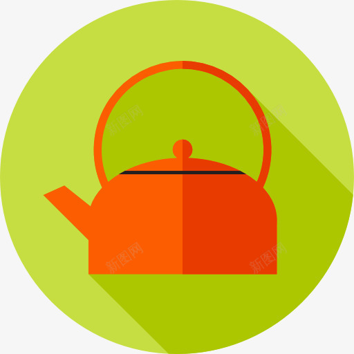 壶图标png_新图网 https://ixintu.com 厨房用具 咖啡壶 器皿 工具 水壶 热饮料 茶叶 食品 食品和餐厅