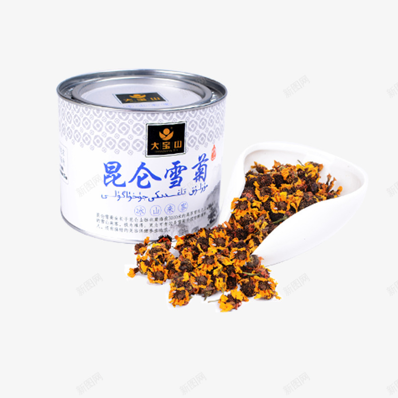 昆仑山雪菊png免抠素材_新图网 https://ixintu.com 茶 茶叶 茶叶包装 茶叶包装设计