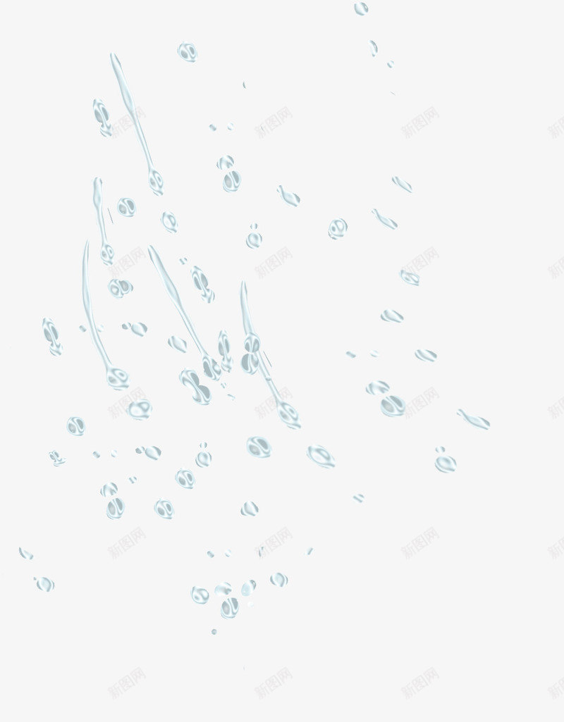 漂浮创意水滴png免抠素材_新图网 https://ixintu.com 创意水滴 漂亮水滴 蓝色水滴