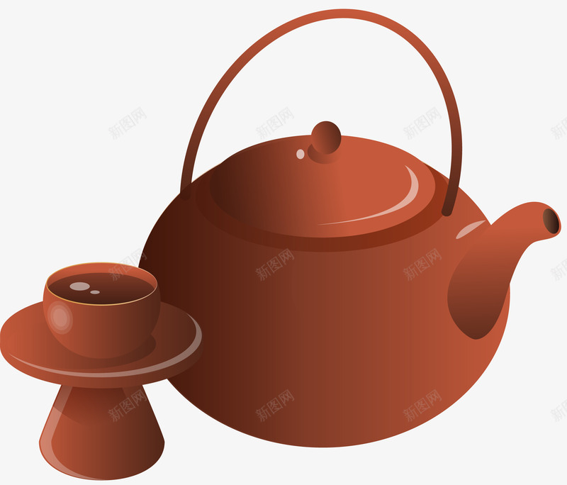 茶壶卡通茶叶食物矢量图ai免抠素材_新图网 https://ixintu.com 亚洲 卡通亚洲食物 卡通食物 矢量食物 茶叶食物 茶壶 食物 矢量图