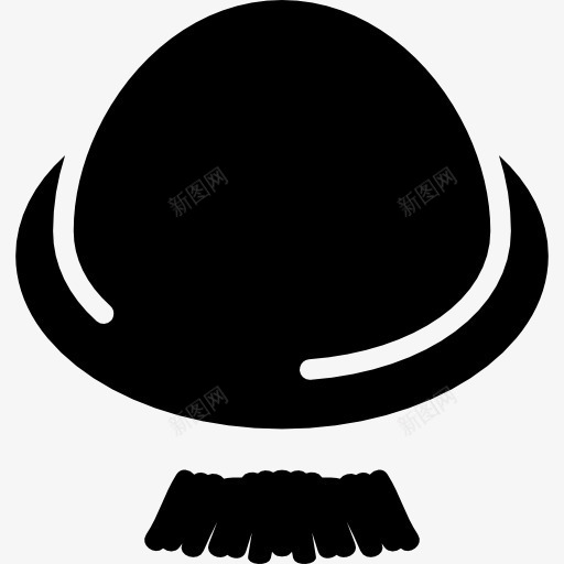 礼帽胡子图标png_新图网 https://ixintu.com 传统 手势 服饰 绅士 英国 面部毛发