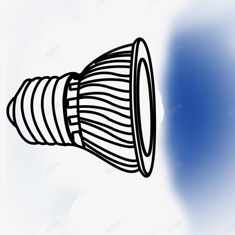 线条投射灯png免抠素材_新图网 https://ixintu.com 分层 投射灯 电器 电子科技 白色灯束 舞台庆典用品 设计透明