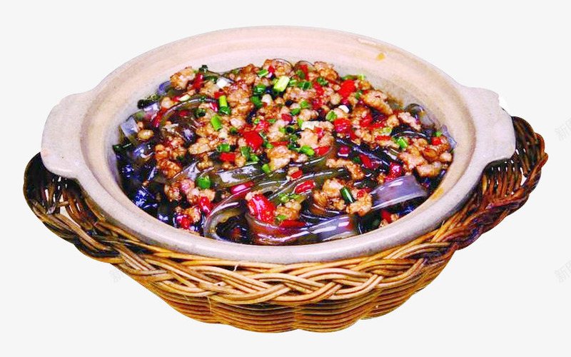 煲仔红薯粉png免抠素材_新图网 https://ixintu.com 产品实物 搭配 煲仔 粉丝 红薯 红薯粉 美食 餐饮 麻辣