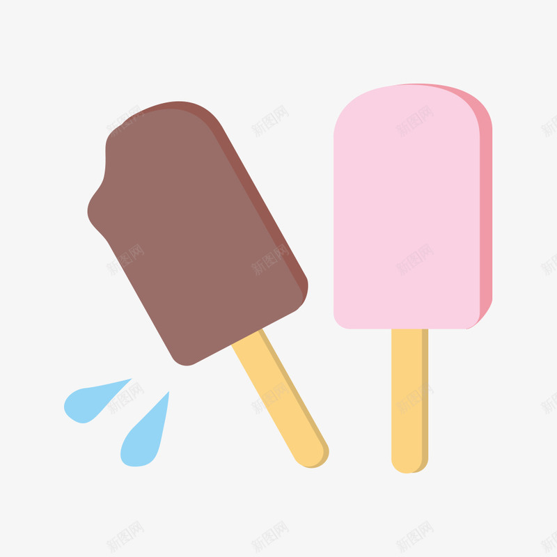 卡通可爱装饰冰激凌卡通海报png免抠素材_新图网 https://ixintu.com 冰激凌插画 冰激凌设计 卡通冰激凌 卡通装饰 夏季美食 小清新插画 广告设计 海报设计