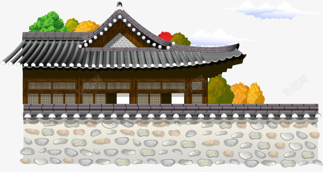 传统建筑矢量图ai免抠素材_新图网 https://ixintu.com 传统建筑 古代建筑 古典建筑图片 建筑 建筑矢量 矢量图