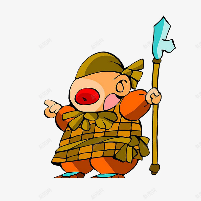 卡通尽责的古代守城士兵png免抠素材_新图网 https://ixintu.com 卡通手绘 古代卡通人 呵斥制止 守城士兵 尽心尽责