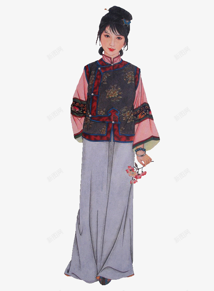 中国古代女子png免抠素材_新图网 https://ixintu.com 中国风 传统 古代 女性
