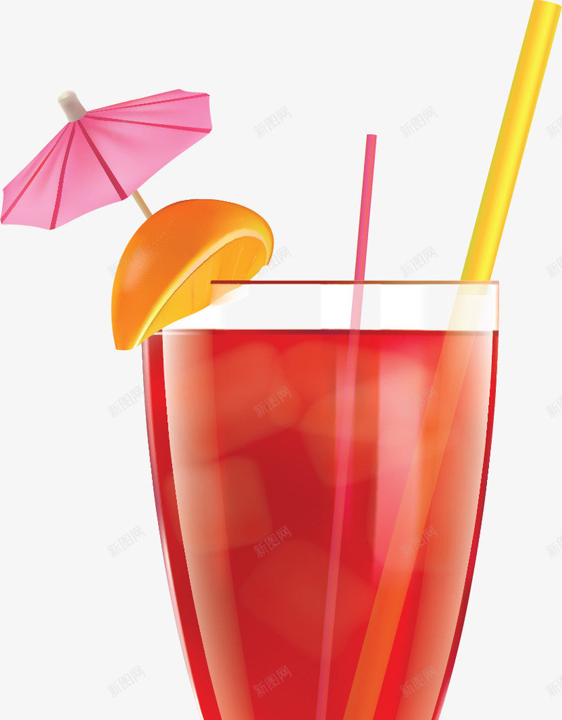 夏季美味红色果汁矢量图ai免抠素材_新图网 https://ixintu.com 夏季 夏季果汁 果汁 矢量png 红色果汁 美味果汁 矢量图