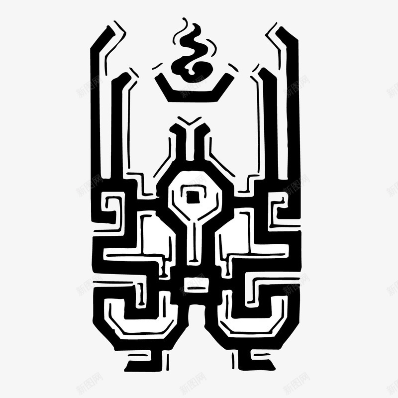 窗花纹铜钱底纹矢量图图标eps_新图网 https://ixintu.com png图 古代 窗花纹 素材 铜钱 铜钱底纹 矢量图