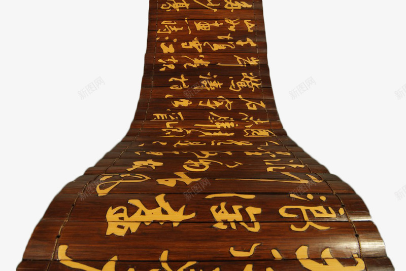 中国古代书法竹简png免抠素材_新图网 https://ixintu.com 中国风 书法 古书 古代书卷 图画 竹简
