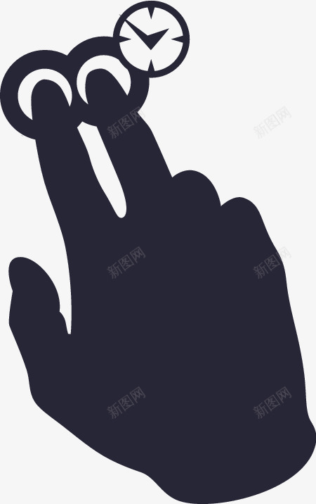 手势双指按住图标png_新图网 https://ixintu.com 手势双指按住 手势双指缩放
